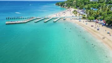 Sun loungers, beach towels