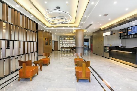 Lobby lounge. City 118 Chain Inn Qingdao Zhengyang Road Liqun