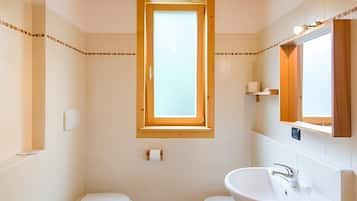 Towels, soap, toilet paper