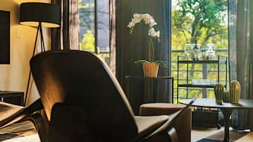 Appartement, 3 chambres, balcon, vue ville | Coin séjour