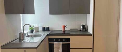 Kühlschrank, Ofen, Herdplatte, Geschirrspüler