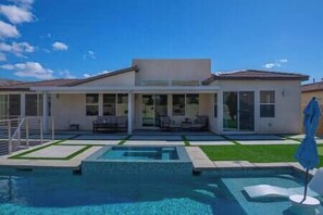 Una piscina climatizada