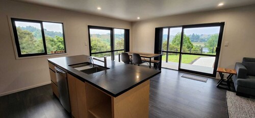 Secluded hilltop retreat with luxury and comfort.