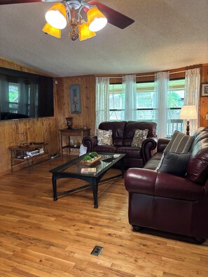 Älytelevisio, takka, videokirjasto