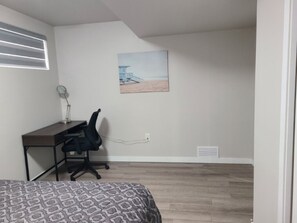 1 bedroom, desk, iron/ironing board, WiFi