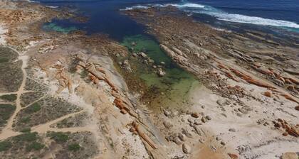 The Granites on Westall. 250 acres of secluded bush land with coastal views.