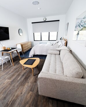 TV connectée, cheminée