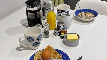 Hypo-allergenic bedding, individually decorated, individually furnished