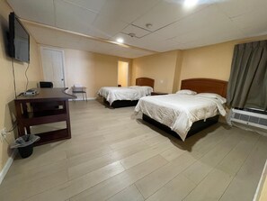 Room, 2 Double Beds, Non Smoking | Desk, free WiFi - Travelers Motor Lodge (North Smithfield)
