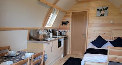 Rural Cosy Cabin with Wood-Fired Hot Tub