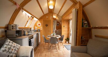 Large-Hot Tub-Cabine-SDB privée avec douche