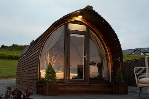 Luxury Ensuite Wooden Glamping Cabin
