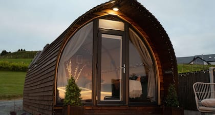 Luxury Ensuite Wooden Glamping Cabin