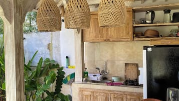 Villa, Patio, Pool View | Private kitchen | Electric kettle