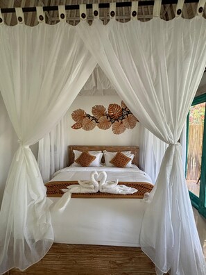 1 多间卧室、床单