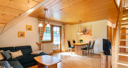 Apartment 'Hofblick' with Shared Garden, Balcony and Nature View, Farm Holiday