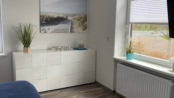 2 soverom, strykejern/-brett, wi-fi (inkludert) og sengetøy