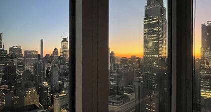 Million dollar view 1-bed apartment in brilliant Manhattan New York with gym