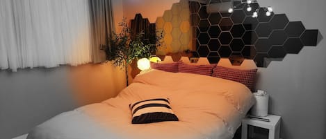 2 chambres, fer et planche Ă repasser, Wi-Fi, draps fournis