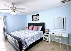 3 habitaciones, escritorio, tabla de planchar con plancha y wifi gratis 