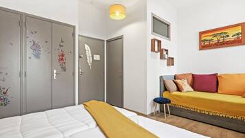 1 camera, ferro/asse da stiro, Wi-Fi gratuito, lenzuola