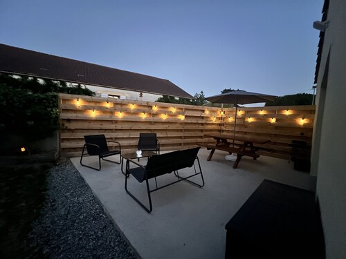 Maison de vacances proche Vendée Globe 6p' avec terrasse privée, Wi-Fi et climatisation