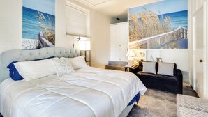 4 soverom, reiseseng for barn, internettilgang og sengetøy
