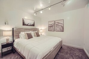 1 bedroom, travel crib, free WiFi, bed sheets