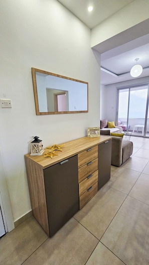 Apartment, City View | Living area | Flat-screen TV - Seaside Comfort Residence (Larnaca)