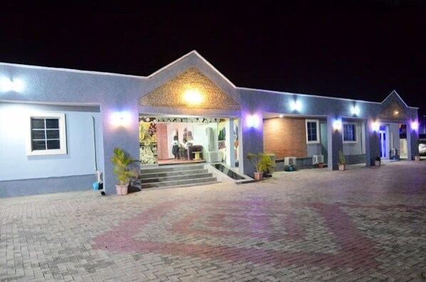 Front of property - evening/night