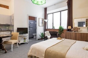 1 室のベッドルーム、アイロン / アイロン台、WiFi、ベッドシーツ