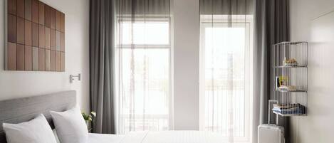 1 makuuhuone, silitysrauta/-lauta, vauvan matkasänky, Wi-Fi