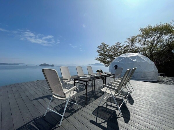 Villa, Beach View | Terrace/patio - Umitosora (Kure)