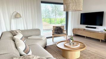 Fernseher, Kamin, Tischfußball, Tischtennisplatte