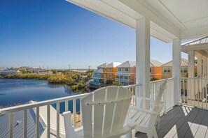Comfort House, Pool Access, Lake View | Balcony - Modern House with Pool Access (Panama City Beach)