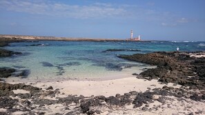 Sun-loungers, beach towels