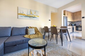 Living room - 74 Prokymea- Steps From the Sea, Downtown, Balcony (Limassol)