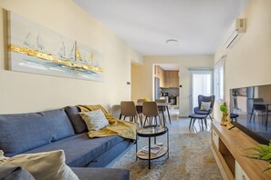 Living room - 74 Prokymea- Steps From the Sea, Downtown, Balcony (Limassol)