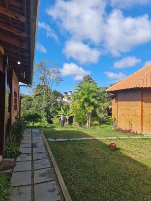 Chalet, 1 Schlafzimmer, Gartenblick | Unterkunftsgelände