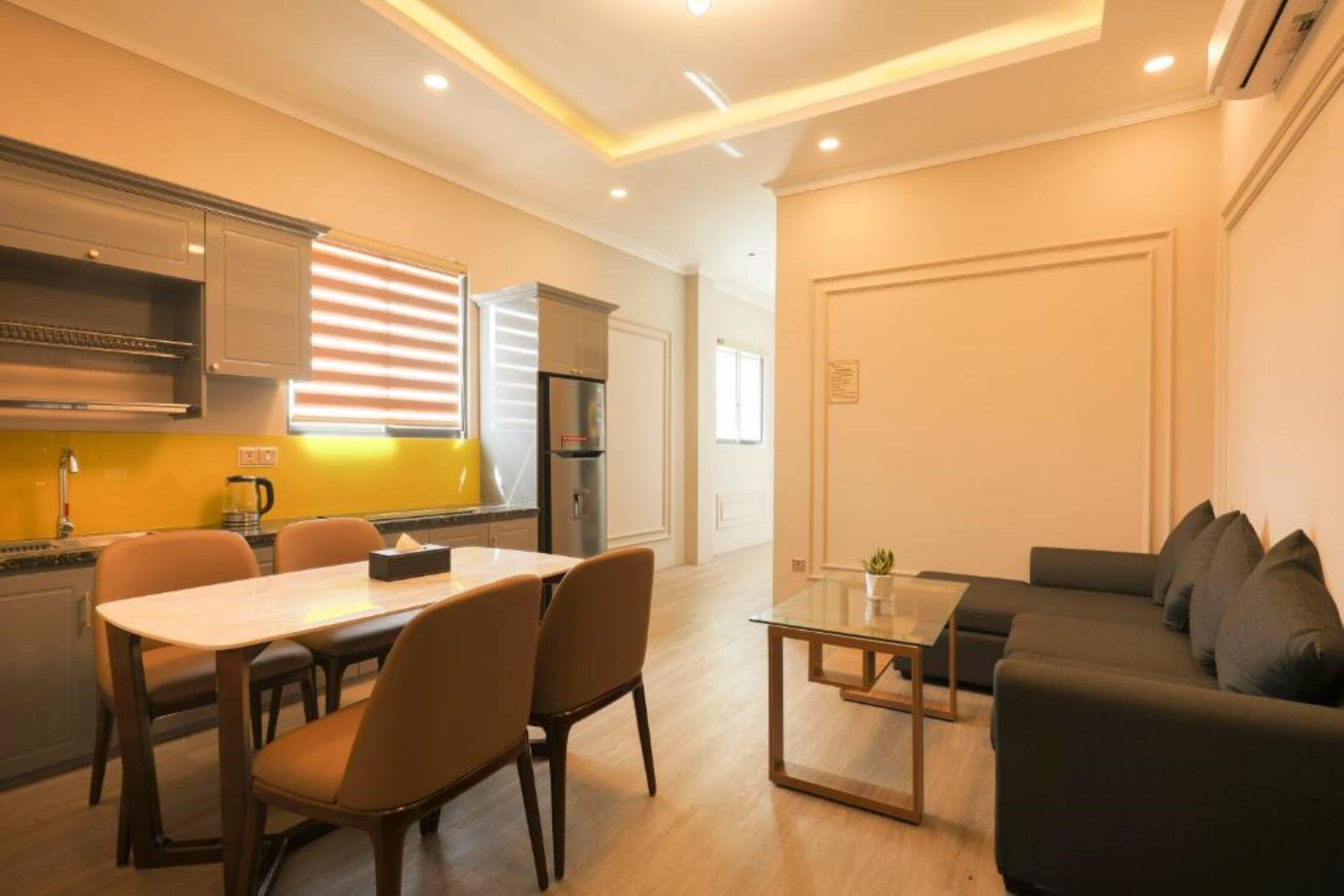 Căn hộ Deluxe | Màn/rèm cản sáng, phòng cách âm, bàn ủi/dụng cụ ủi quần áo 