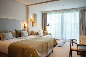 Deluxe Double or Twin Room, Balcony, Garden View | Egyptian cotton sheets, premium bedding, down comforters - Calderona Wellness (Betera)