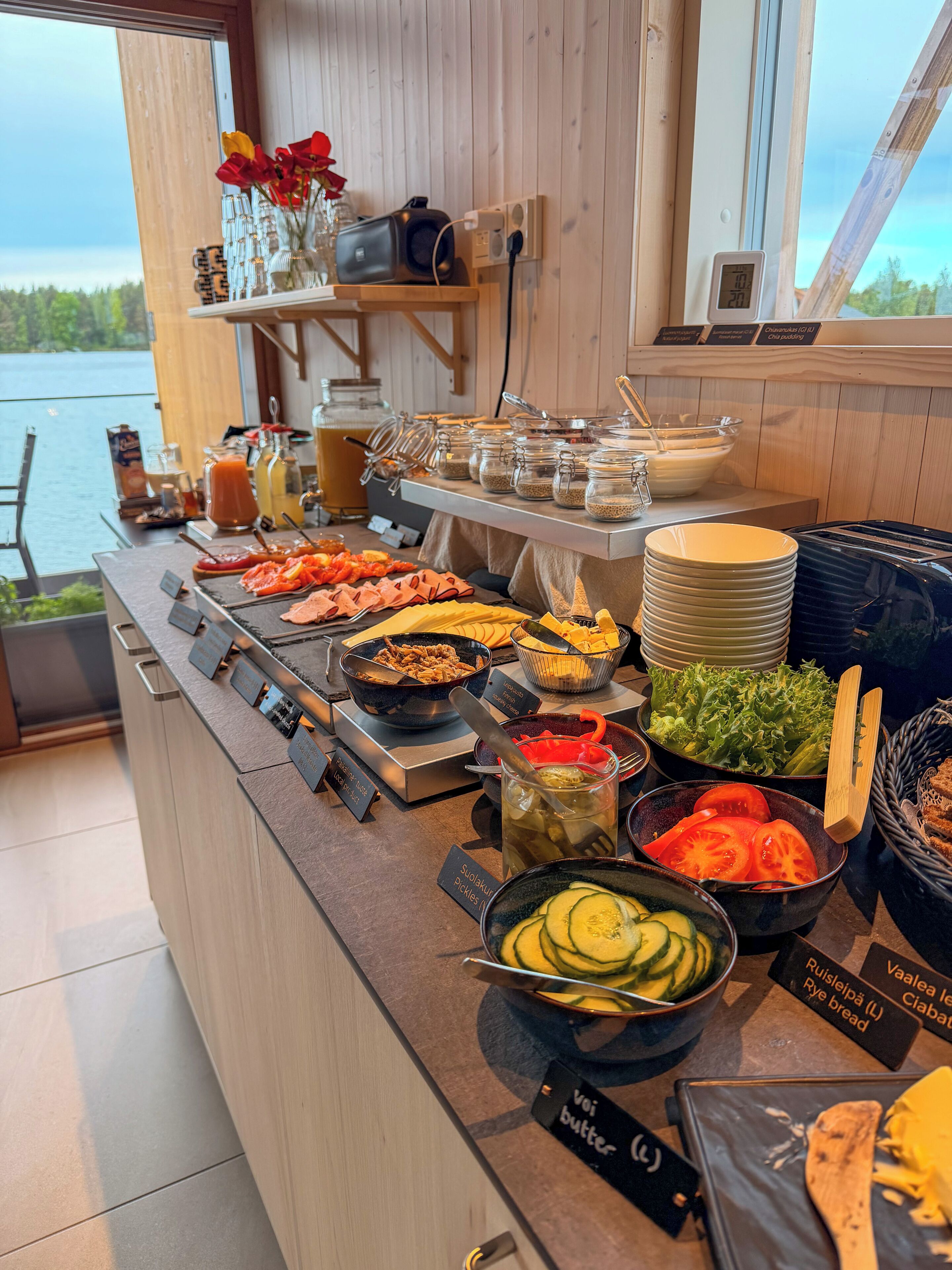 Gratis morgenmadsbuffet hver dag