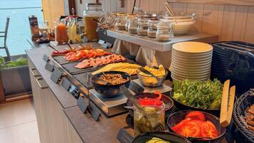 Gratis morgenmadsbuffet hver dag