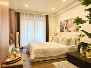 1 chambre, fer et planche Ă repasser, Wi-Fi, draps fournis