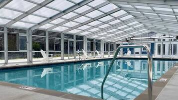 Indoor pool, a heated pool