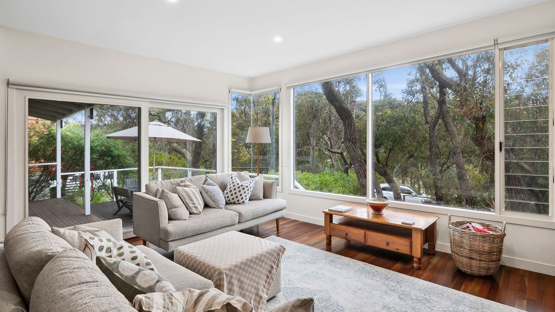 Télévision, cheminée, lecteur de DVD