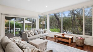 Fernseher, Kamin, DVD-Player