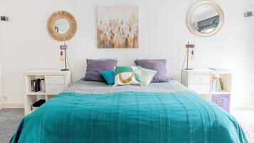 5 chambres, fer et planche Ă repasser, Wi-Fi, draps fournis