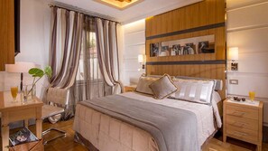 Superior Double Room | Memory foam-senger, safe på rommet og skrivebord