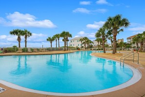 Una piscina climatizada